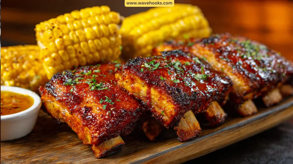 Honey Butter Corn Ribs