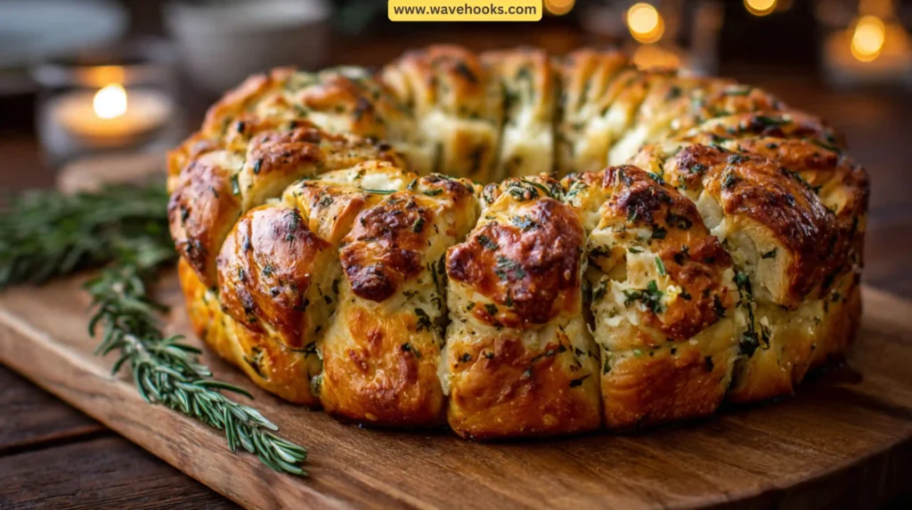 Garlic-Herb Pull-Apart Bread Wreath