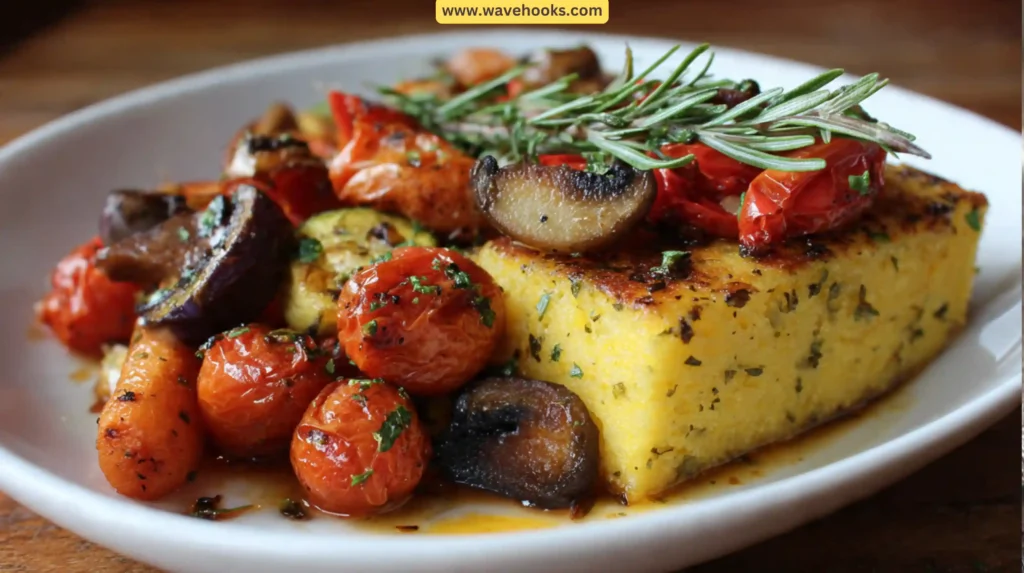 Herbed Polenta with Roasted Vegetables