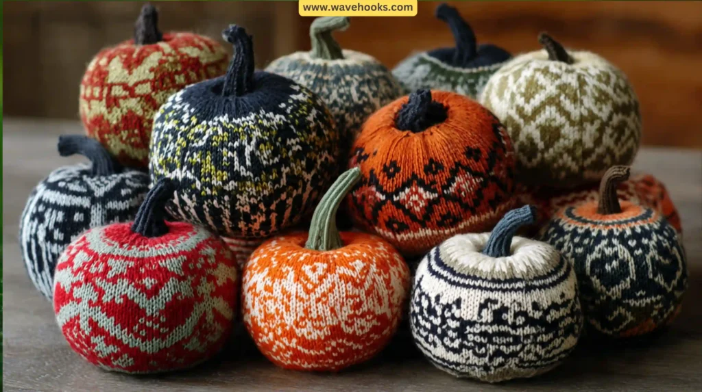 Sweater Sleeve Pumpkins