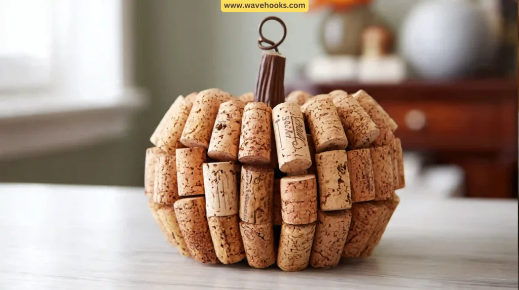 Wine Cork Pumpkins