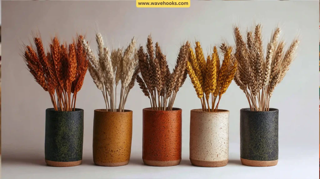 Harvest Wheat Bundle Vases