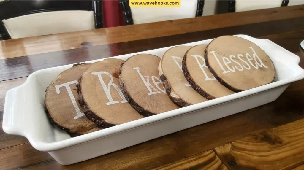 5. Wood Slice Turkey Signs