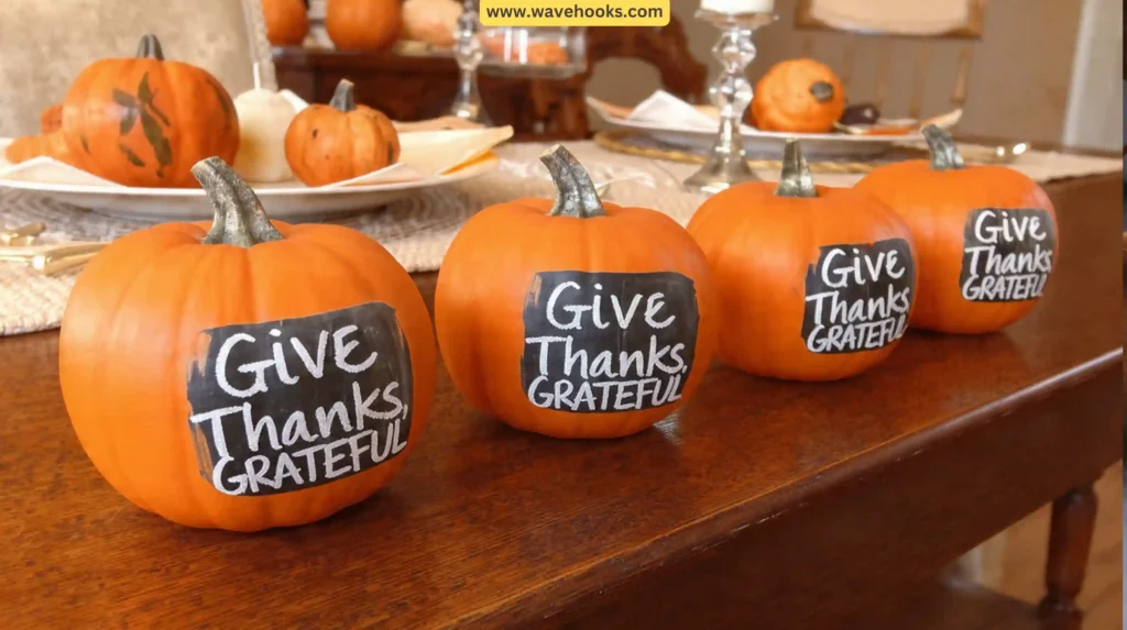 Mini Chalkboard Pumpkins