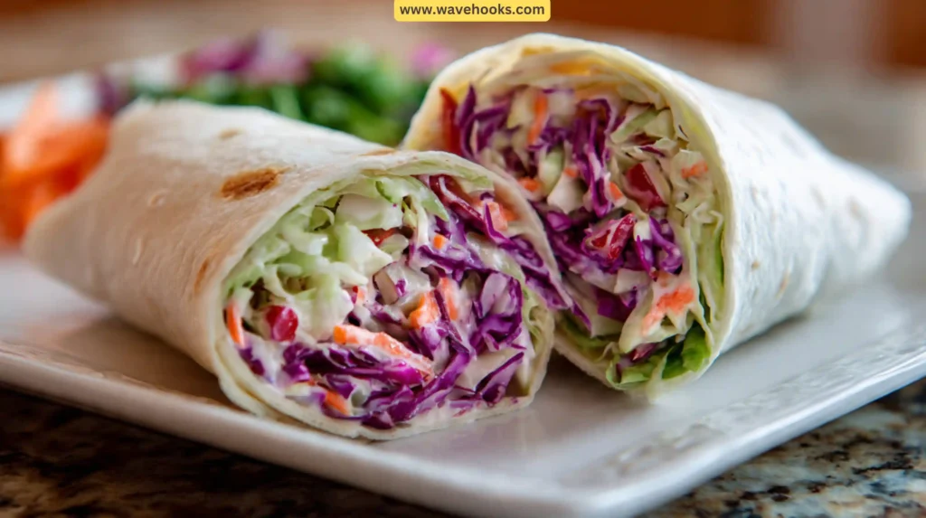 24. Apple-Cabbage Slaw Wraps