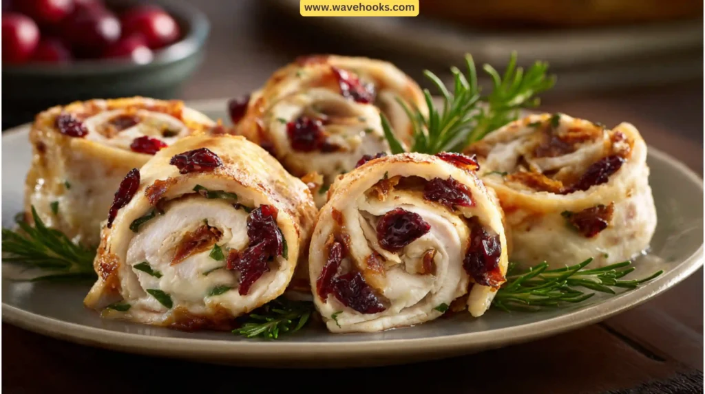 14. Turkey and Cranberry Roll-Ups