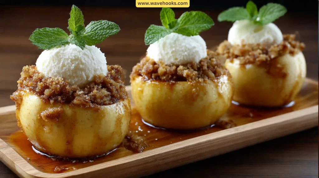 9. Baked Apple Boats