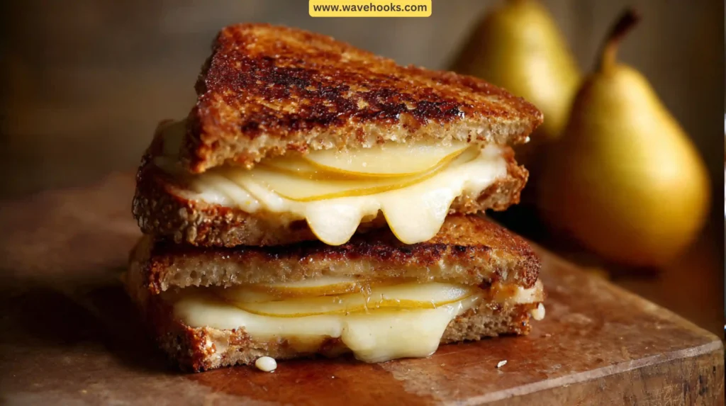 5. Pear and Cheese Toasties