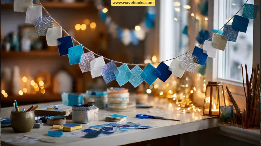 8. Homemade Dreidel Garlands
