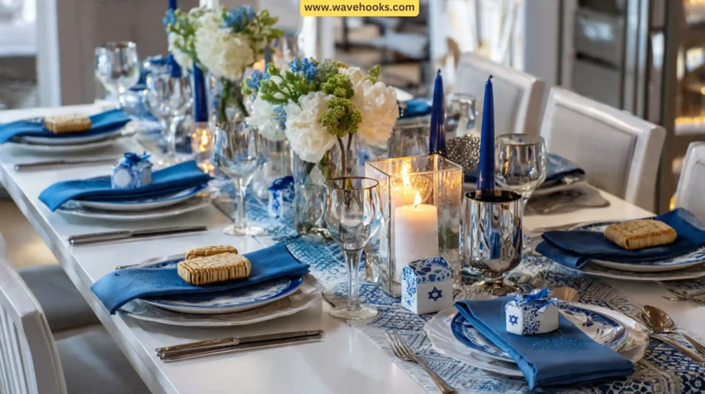 6. Set a Festive Table with these Best Hanukkah Decorations Ideas