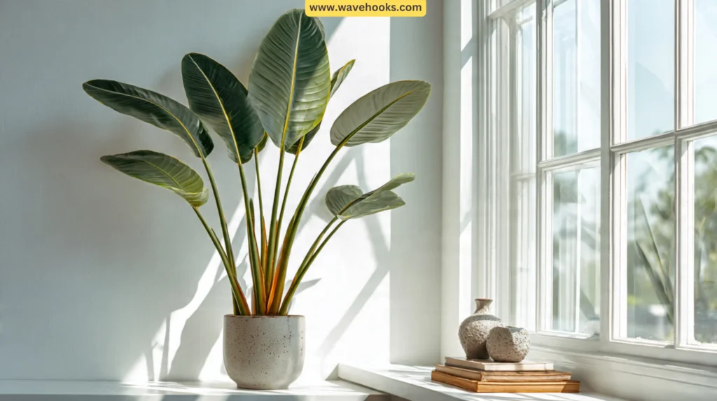 2. Plastic Bird of Paradise Floor Plant