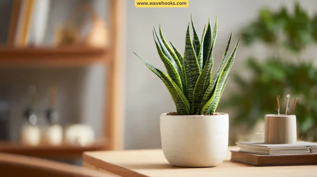 7. Artificial Snake Plant