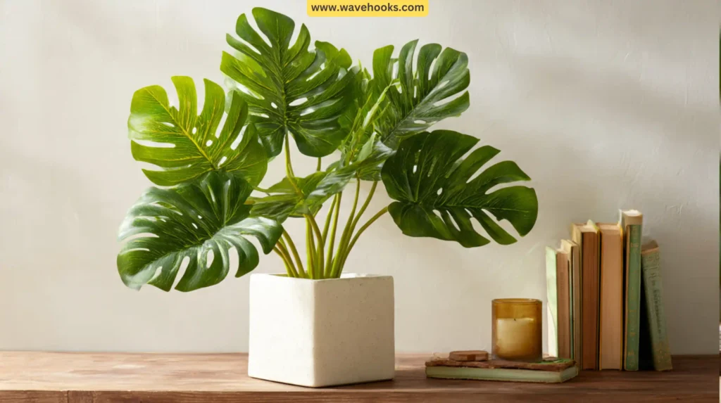 8. Plastic Split-Leaf Monstera 