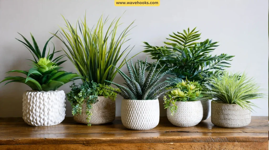Artificial Tabletop Plants for Everyday Comfort