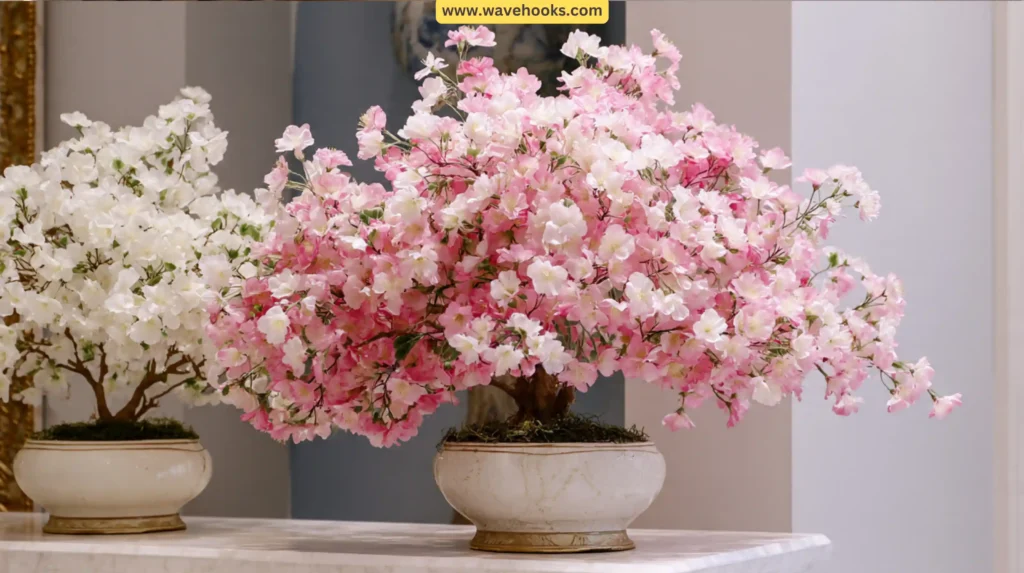 Flowering Fake Plants That Add Soft Color