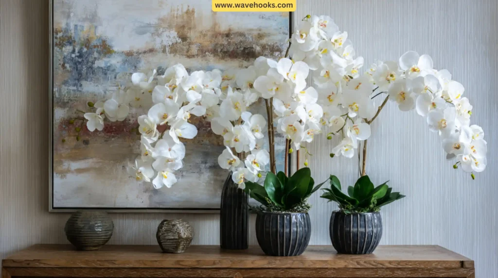 11. Faux Orchids