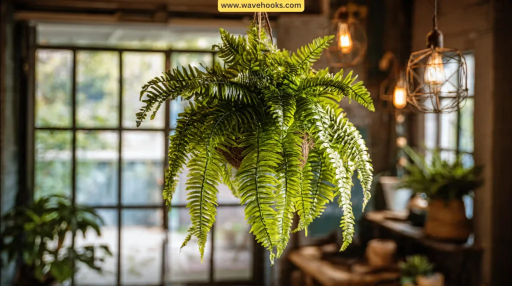 18. Faux Hanging Fern 