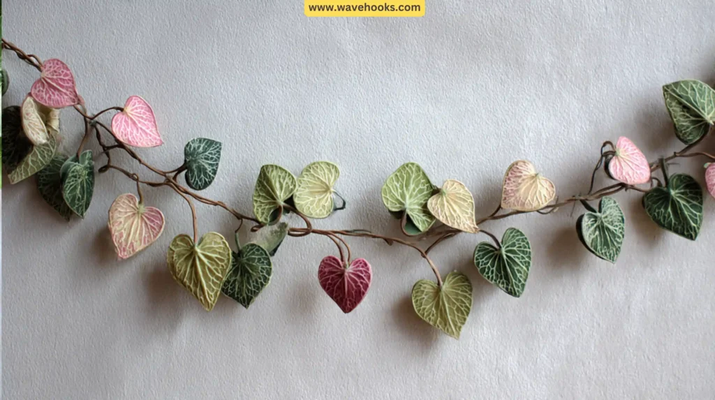 20. Faux String of Hearts  