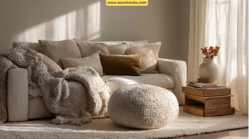 Soft Textures to Elevate Your Easy Early Winter Home Decor Ideas