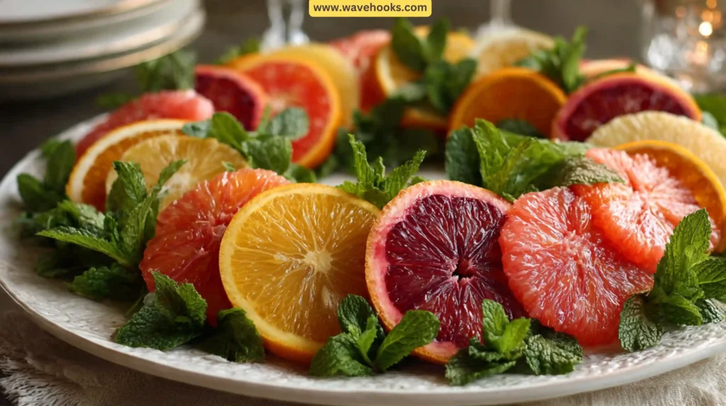 3. Citrus Garland Plate