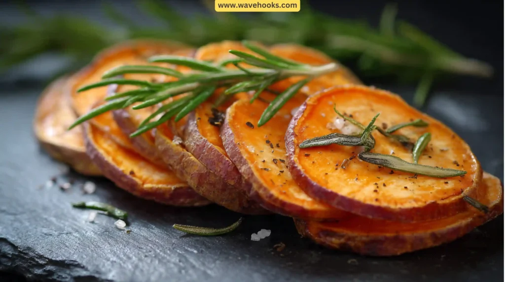 8. Rosemary Sweet Potato Slices