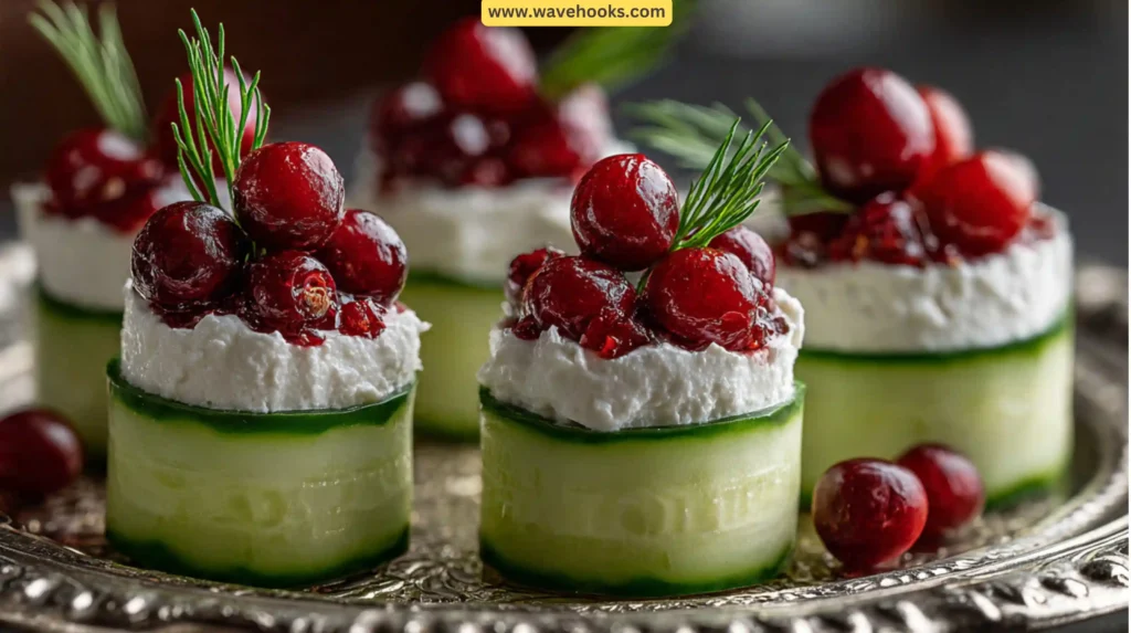 9. Cucumber Cranberry Delights 