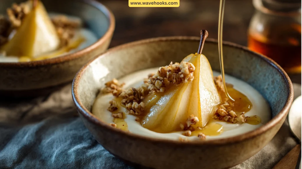 15. Honey-Pear Warm Bowls 