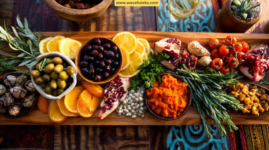 19. Vibrant Mediterranean Holiday Board