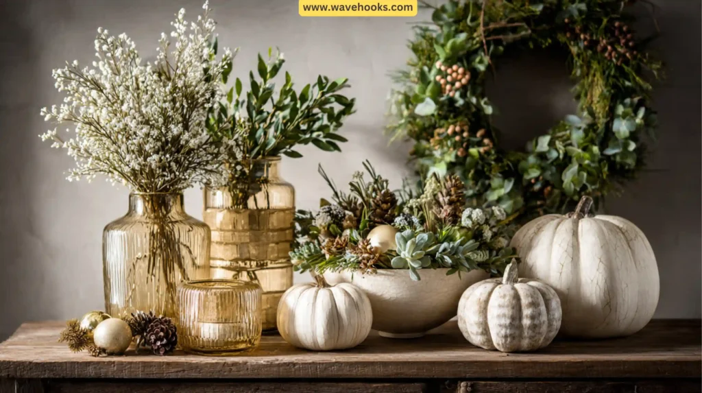 How to Reuse Fall Decor and Turn It Into Christmas Pieces