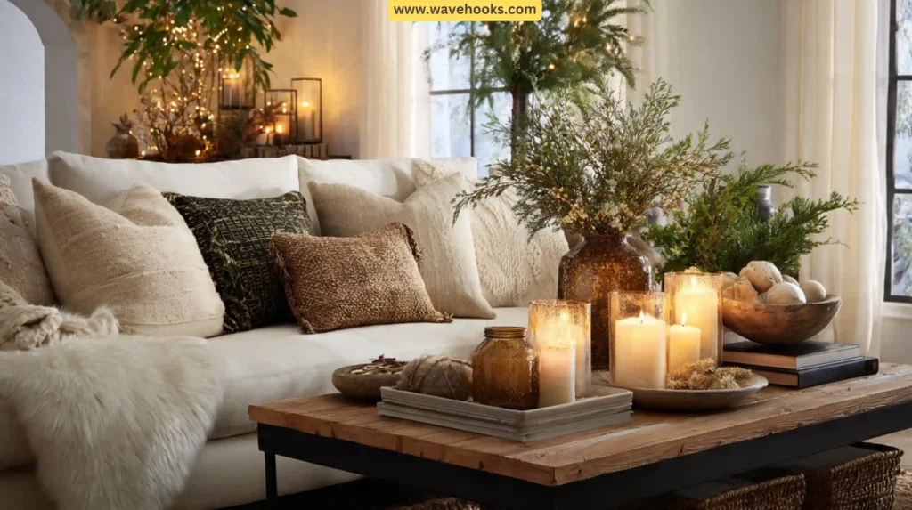 transition from fall to Christmas