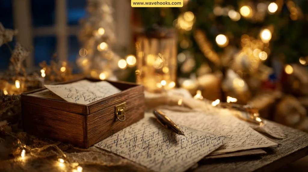 5. Writing Heartfelt Letters That Stay Hidden Until Christmas Eve