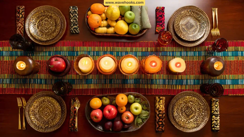 Essential Kwanzaa Table Setting Inspiration with the Mkeka Mat