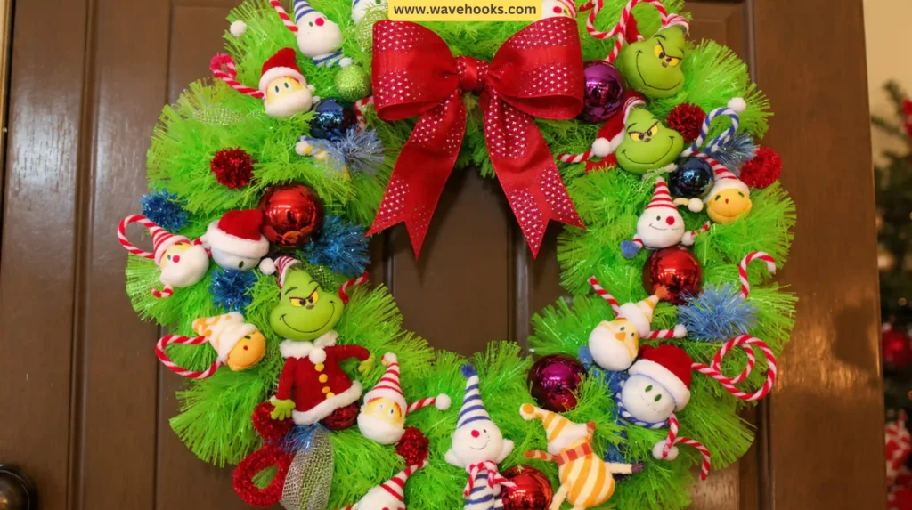 15. Whoville Character Cluster Wreath