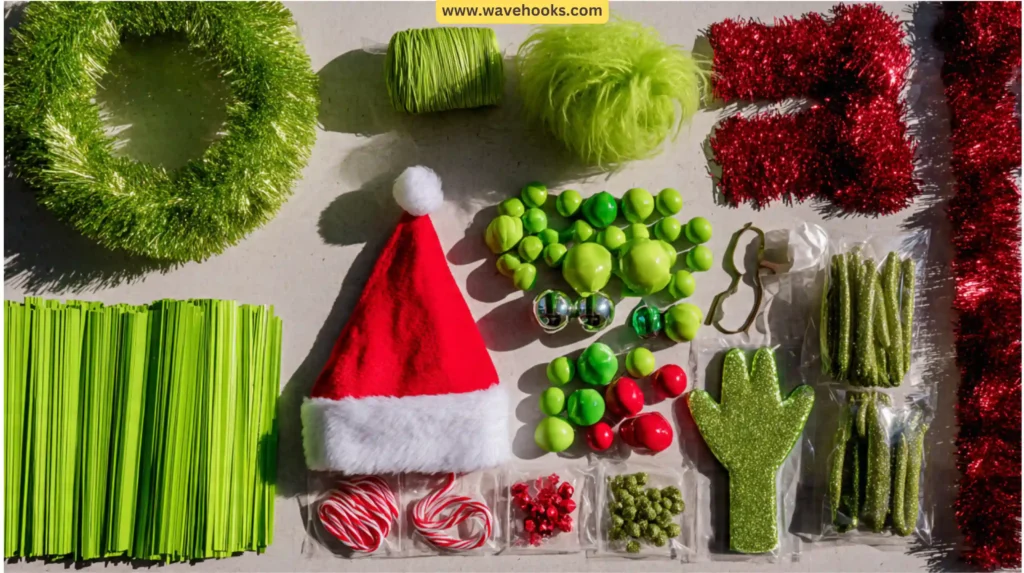 Budget-Friendly Dollar Tree Finds for Grinch-Inspired Wreaths