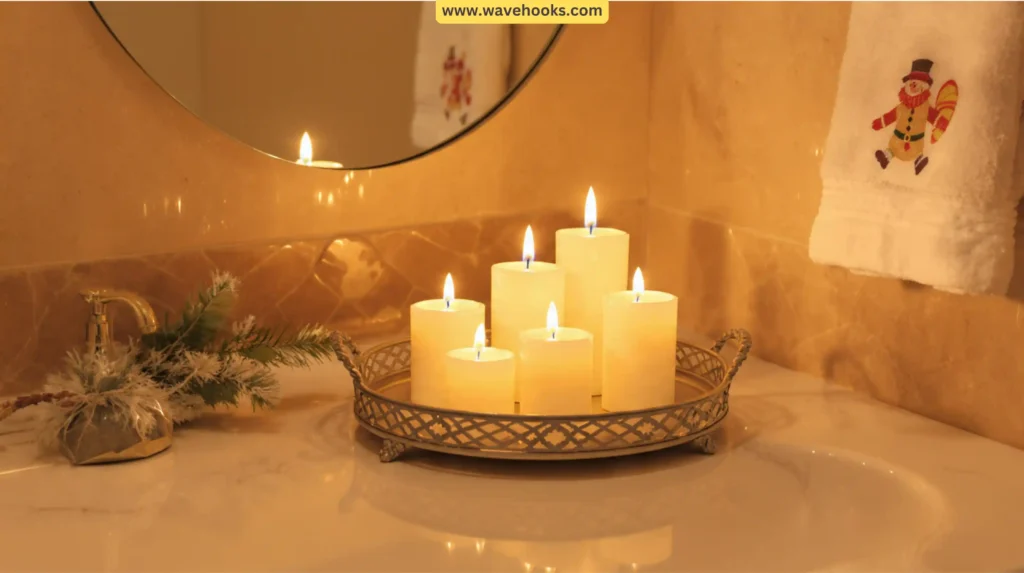 8. Flickering Faux Flames