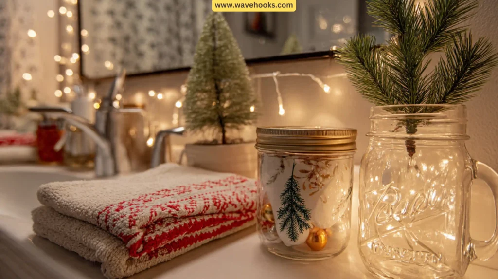 Budget-Friendly Christmas Decor Ideas for Small Bathrooms