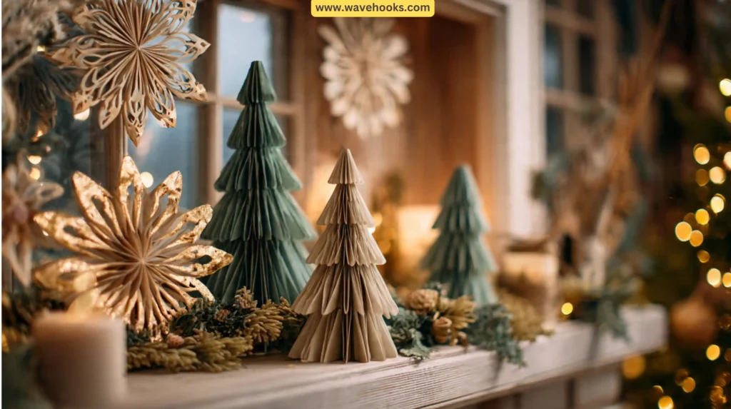 Simple Christmas Decoration Ideas at Home with Paper and Cardboard