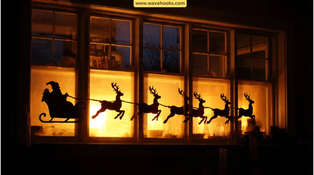 18. Hand-Drawn Window Silhouettes
