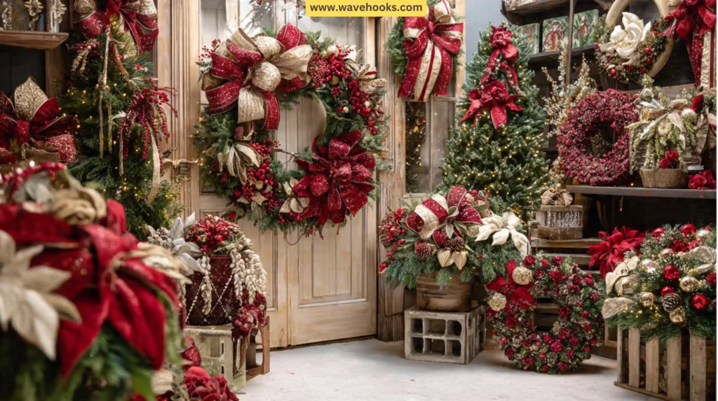 Use Toys and Novelties to Inspire Artificial Christmas Wreath Decorating Ideas
