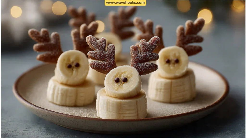 1. Reindeer Banana Bites