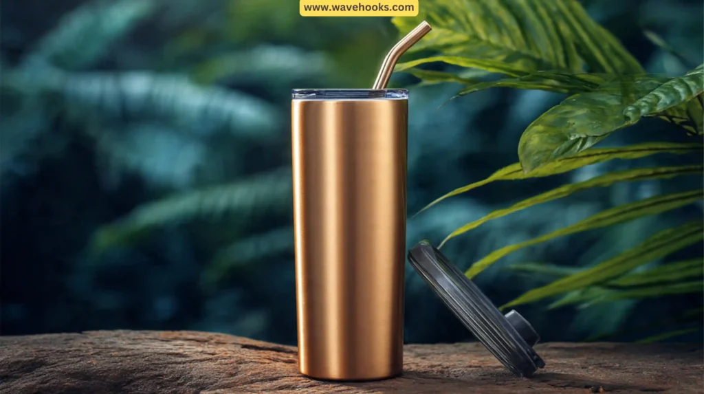 20. High-End Water Bottle Tumbler with Straw