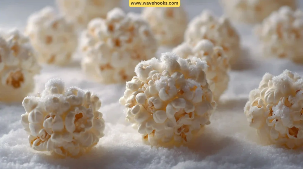 14. Popcorn Snowballs