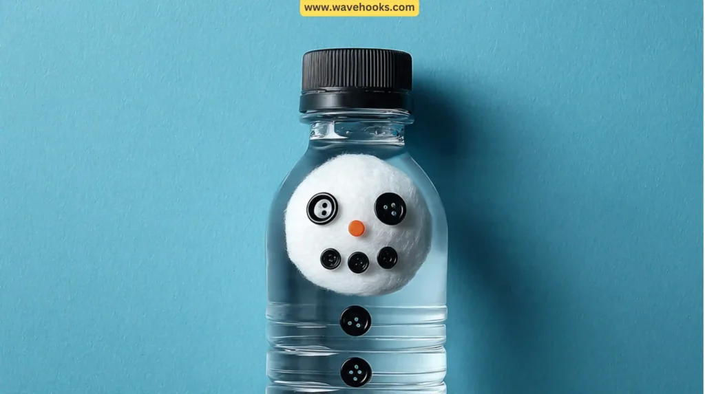 21. Melted Snowman Water Bottles