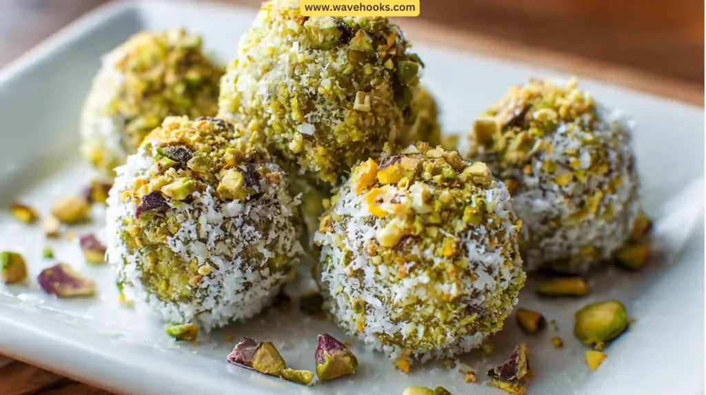 38. Pistachio and Goat Cheese Truffles