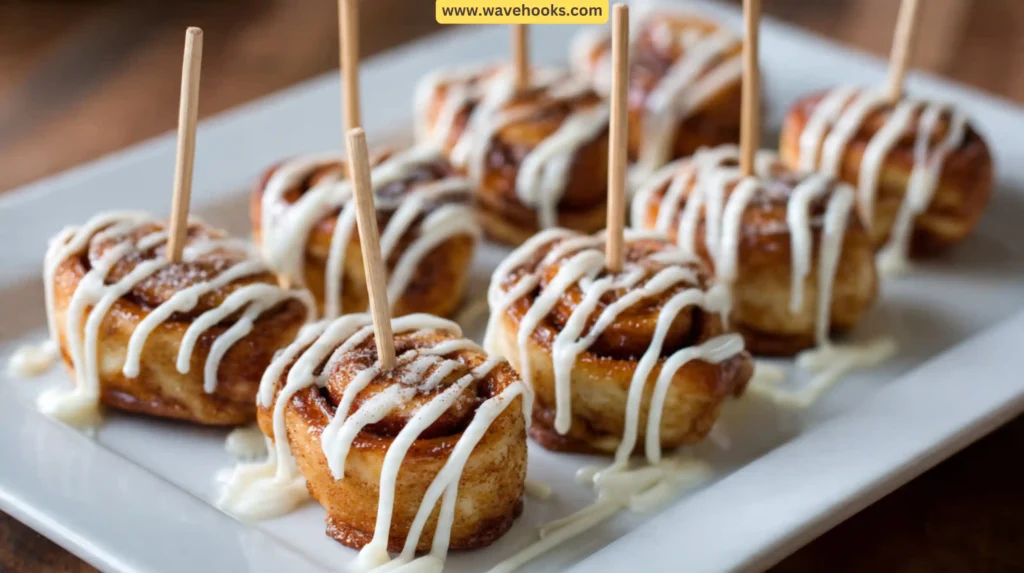 48. Spiced Cinnamon Roll Skewers