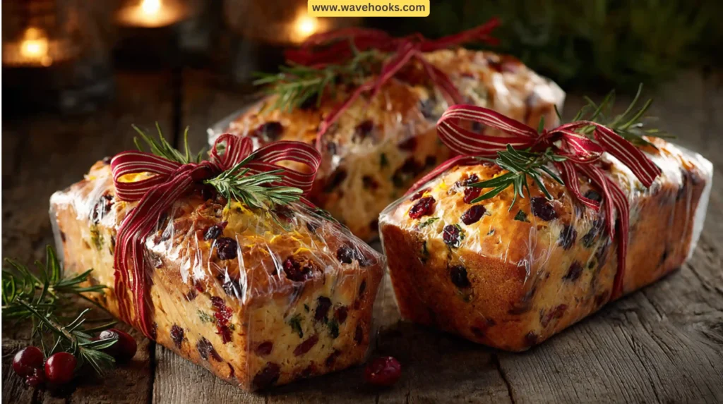 53. Miniature Cranberry Orange Loaves