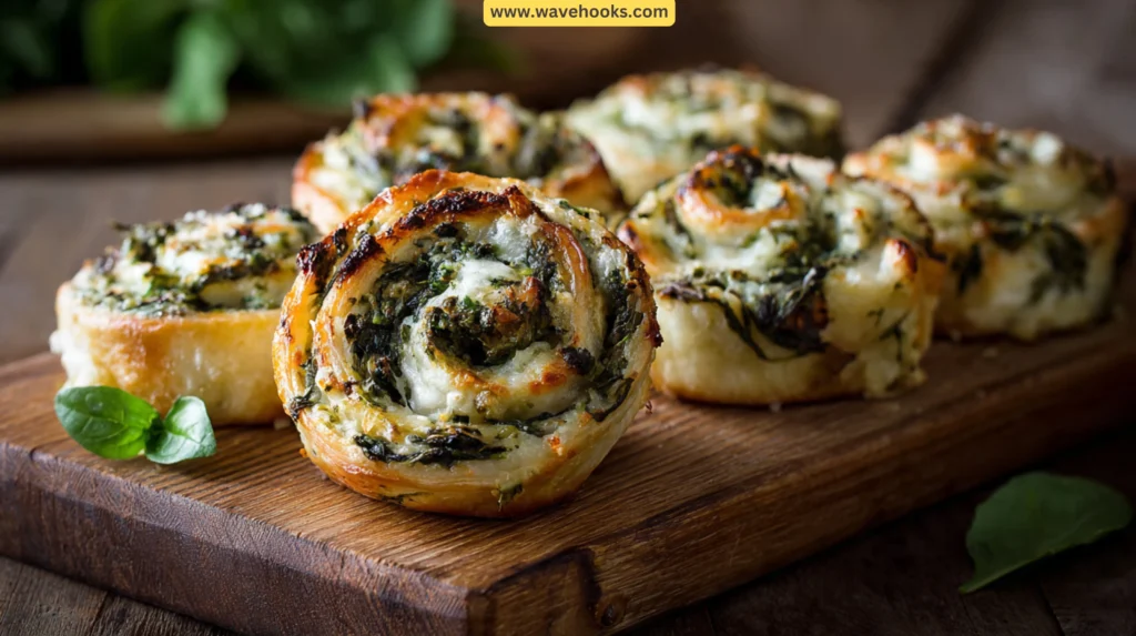 75. Spinach Artichoke Pinwheels