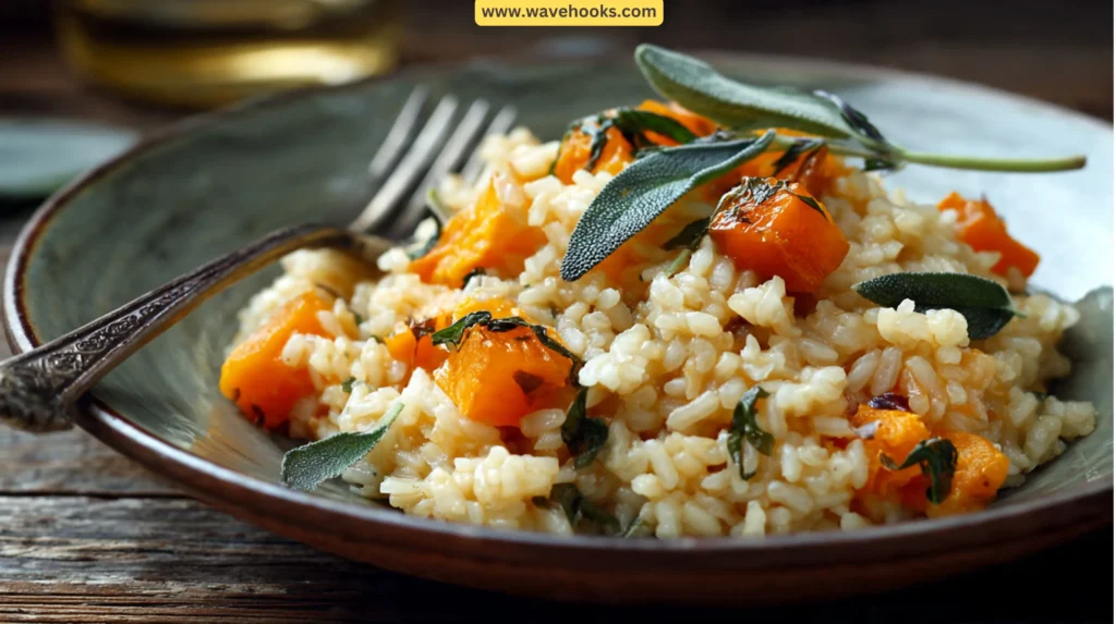 95. Roasted Butternut Squash and Sage Risotto