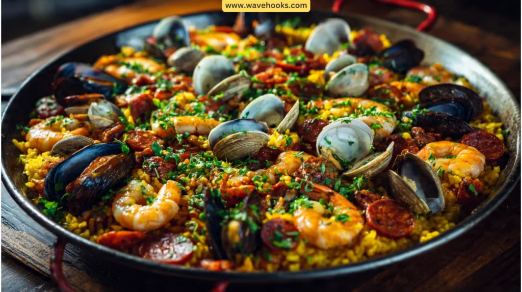 99. Seafood Paella