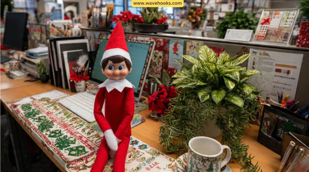 Ideas for Decorating with an Elf on the Shelf in Your Office